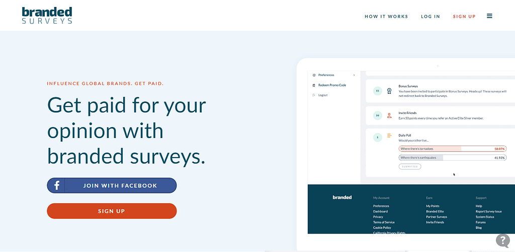 Best Paid Survey Sites In 2021 7 Make Money with Online Surveys Branded Surveys
